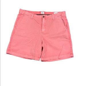 Gap Girlfriend Chino Shorts/Capri Pink/Size 12